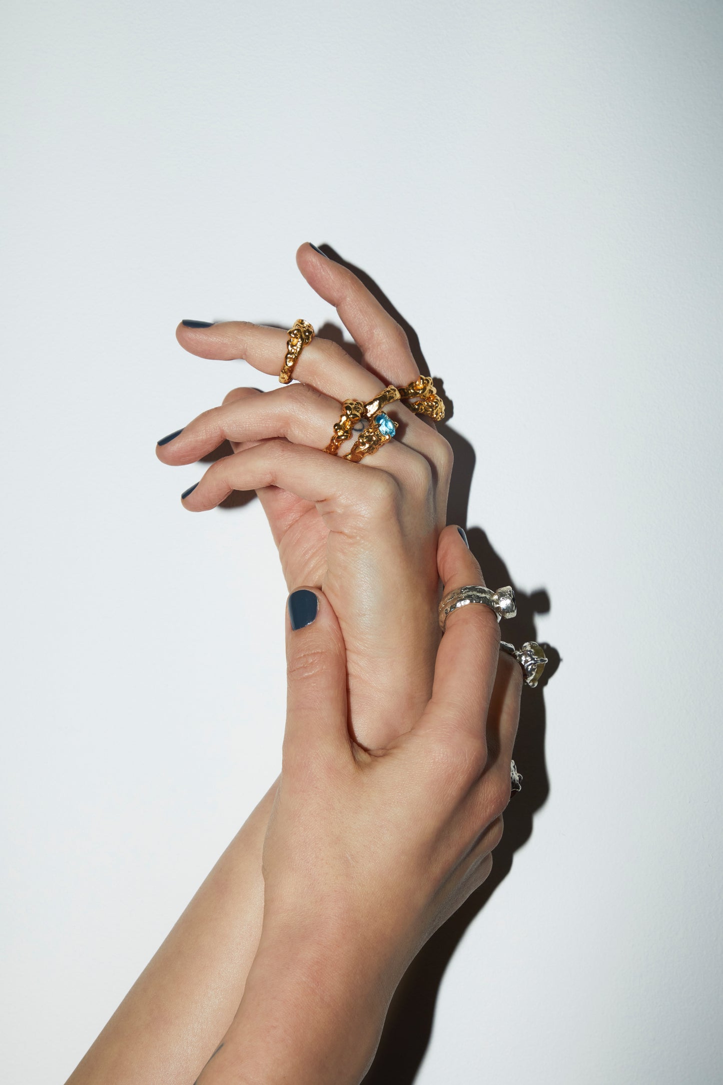 Raw zircon ring - a symbol of light and wisdom