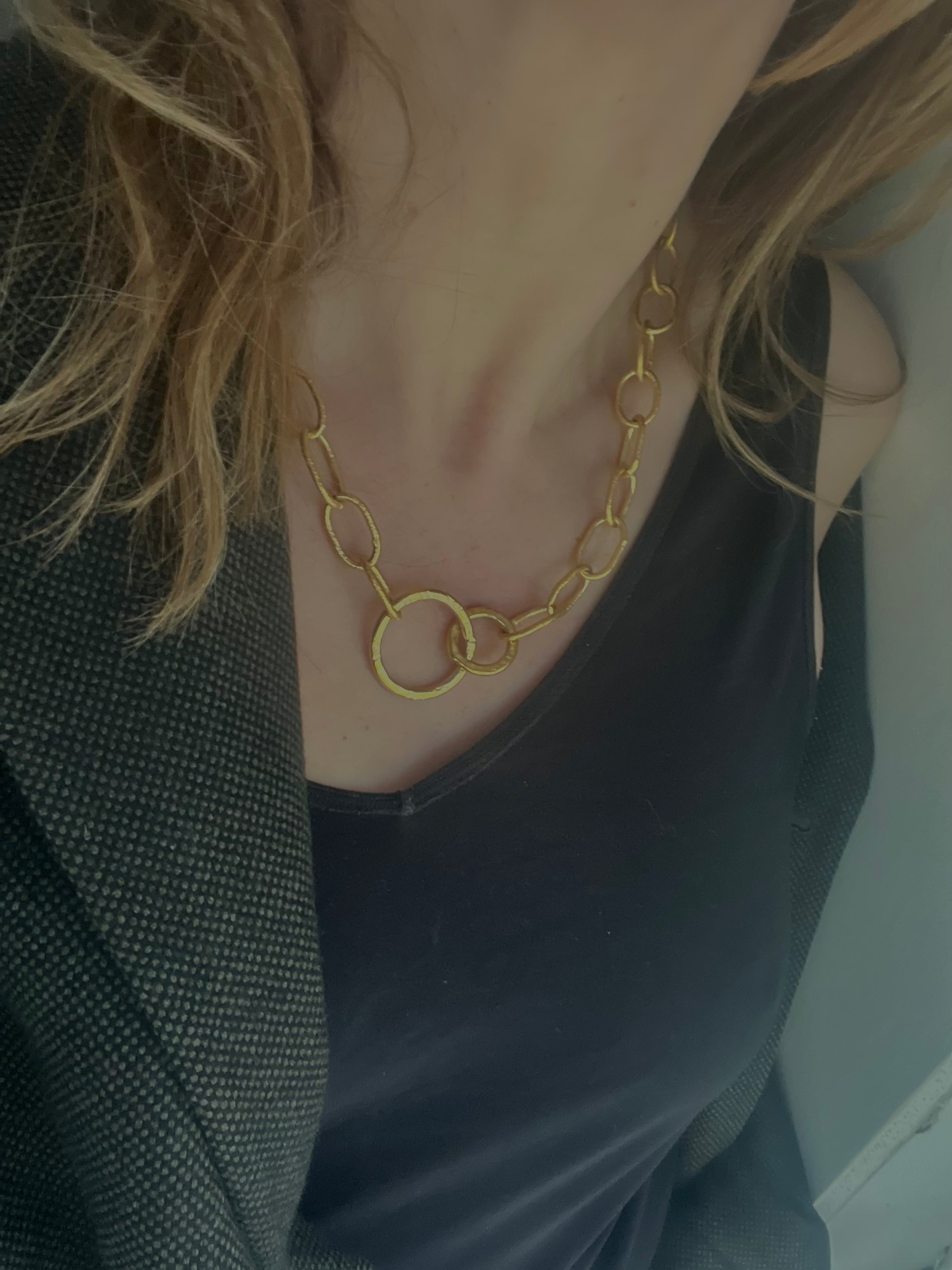 24K Gold Plated Chain Necklace TAORMINA