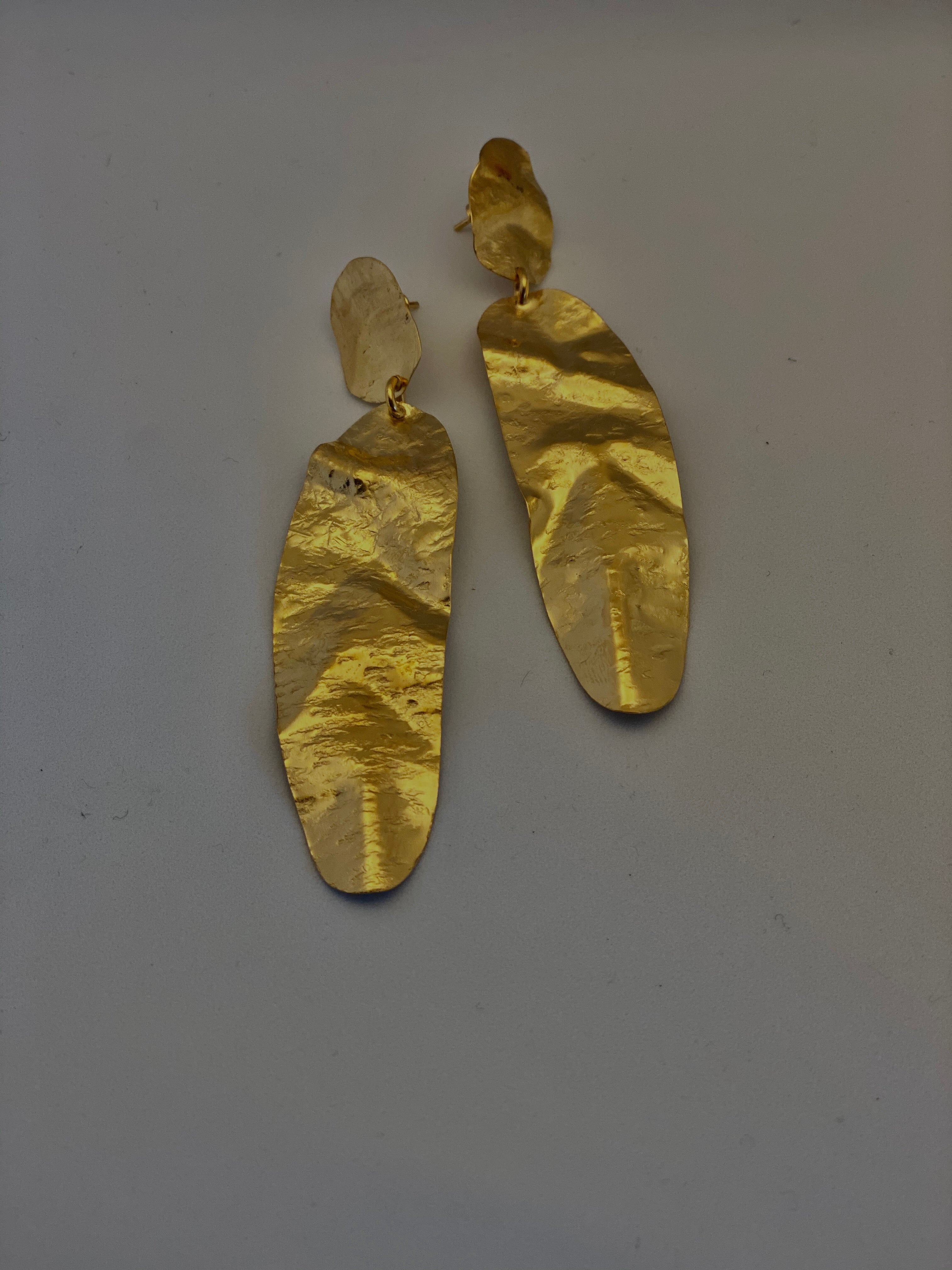 24K Gold Plated Earrings SEASIDE BREEZE