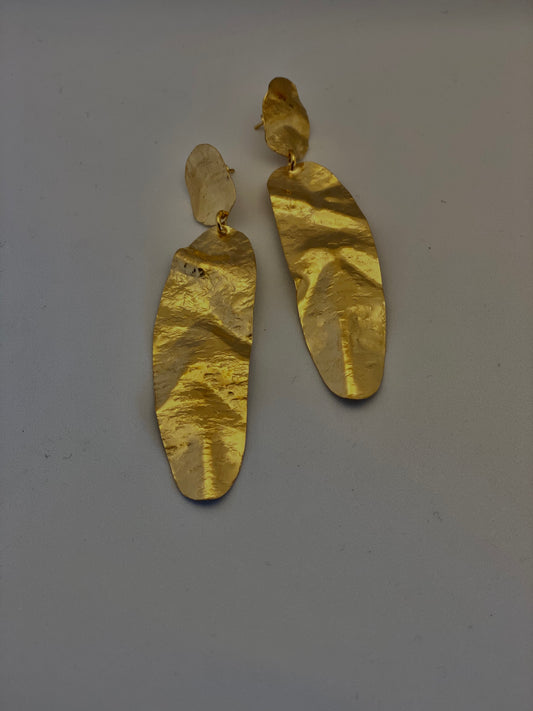 24K Gold Plated Earrings SEASIDE BREEZE