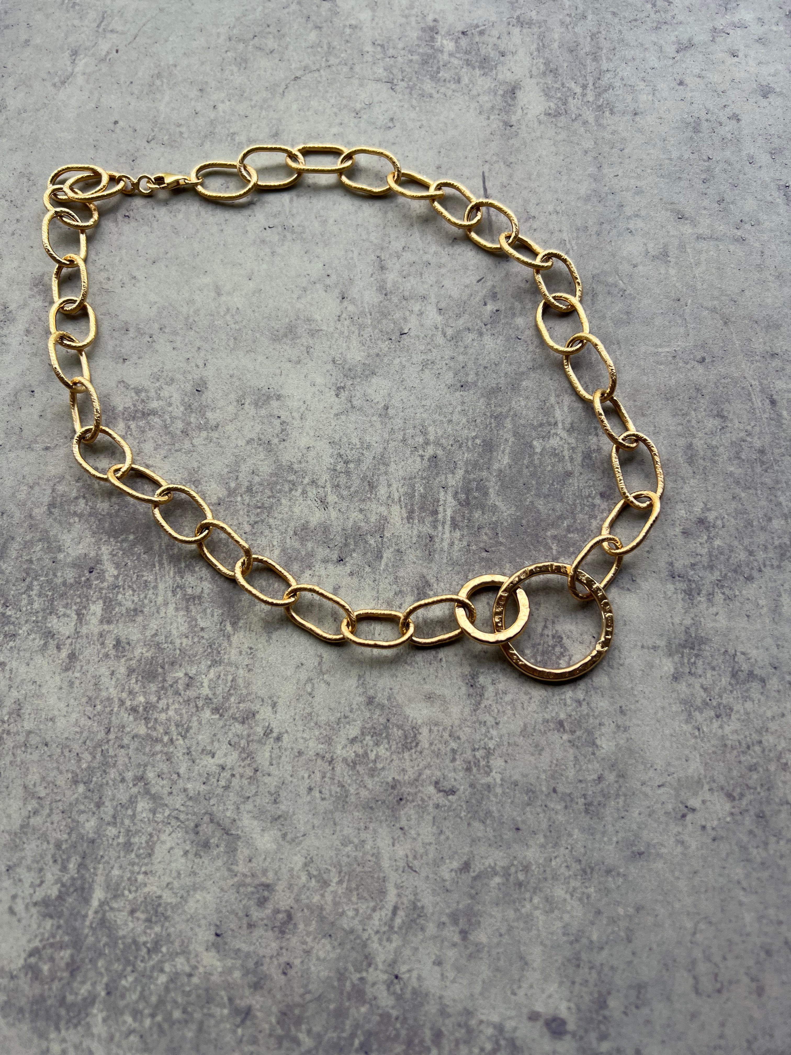 24K Gold Plated Chain Necklace TAORMINA