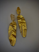 Load image into Gallery viewer, 24K Gold Plated Earrings SEASIDE BREEZE