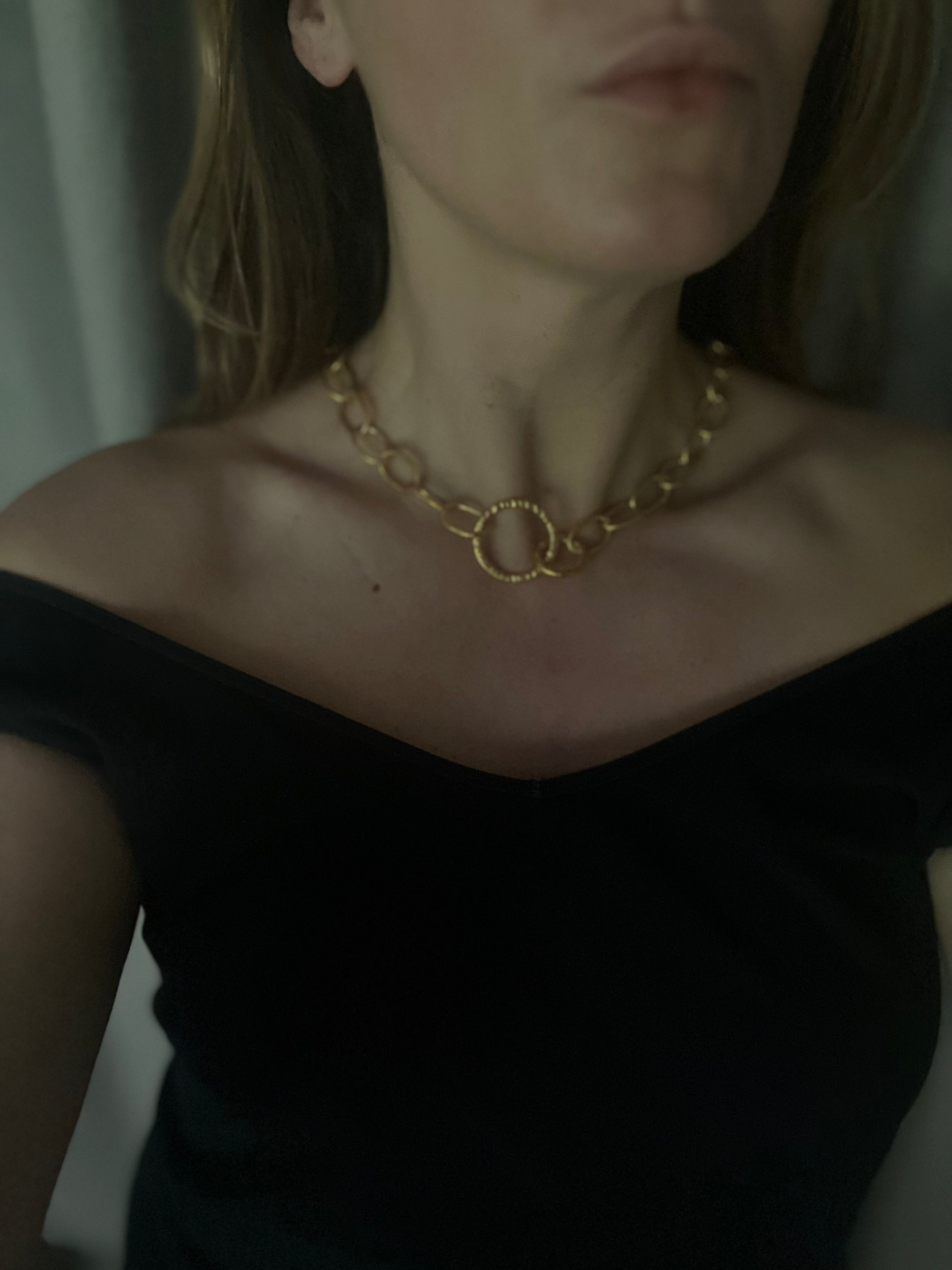 24K Gold Plated Chain Necklace TAORMINA