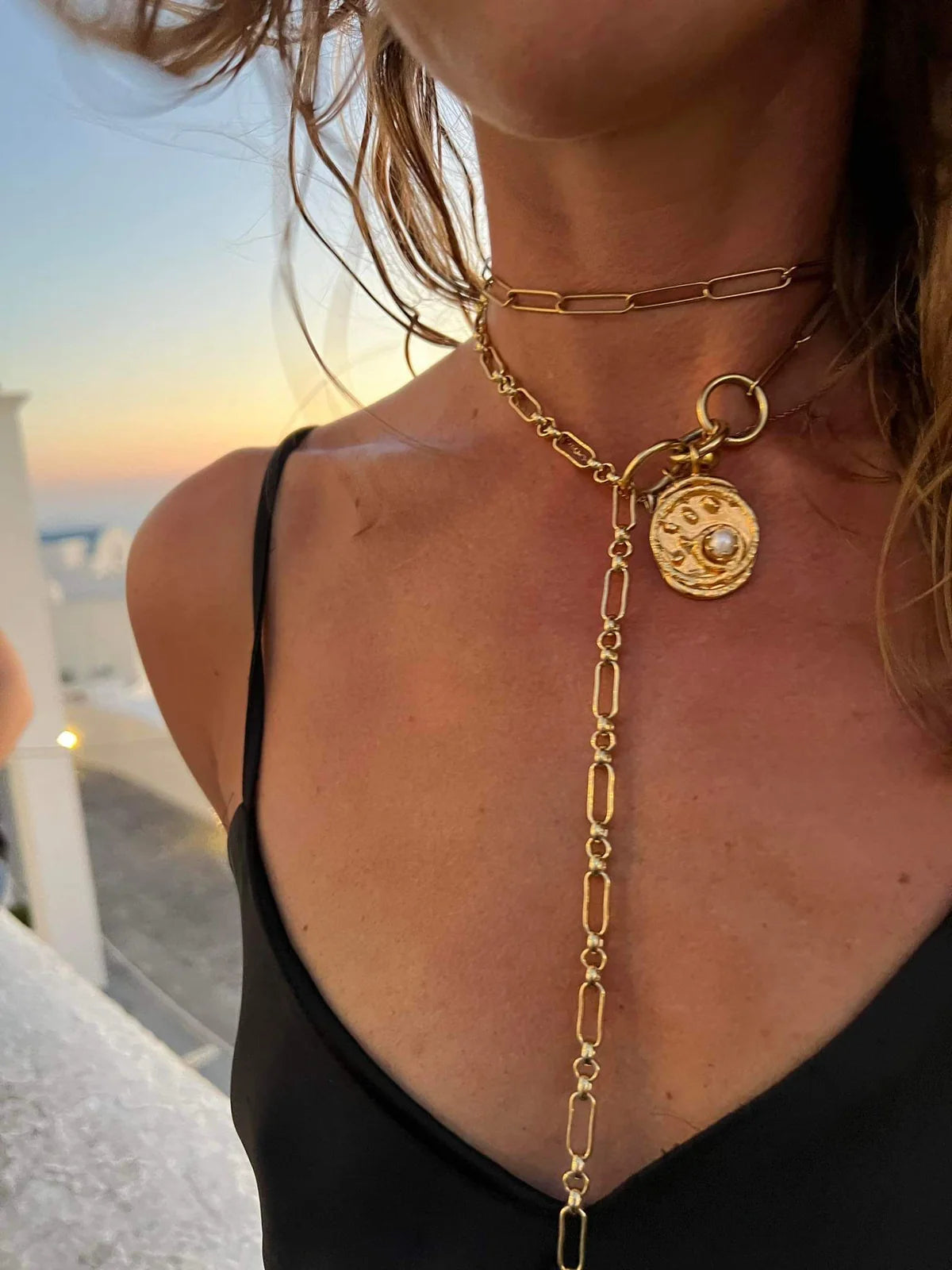 Necklace and chain belt IDA