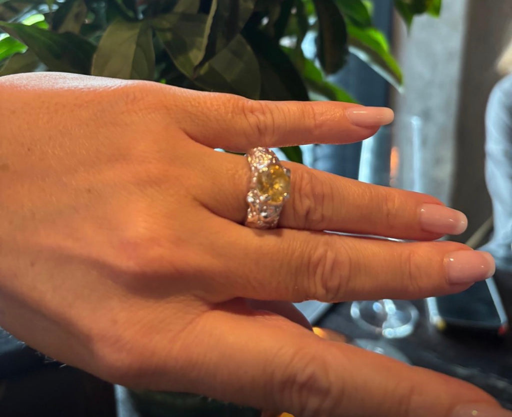 SAGA Citrine ring